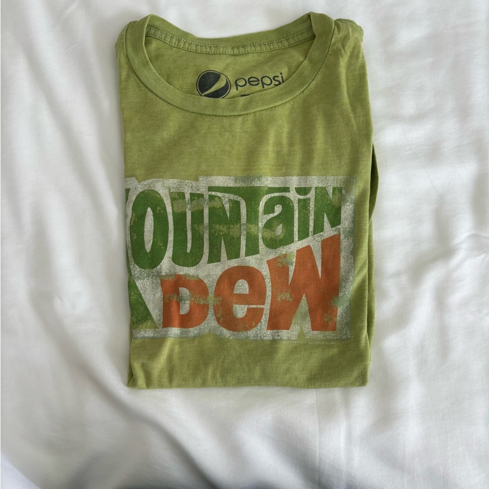 Mountain Dew and Pepsi limited time shirt.